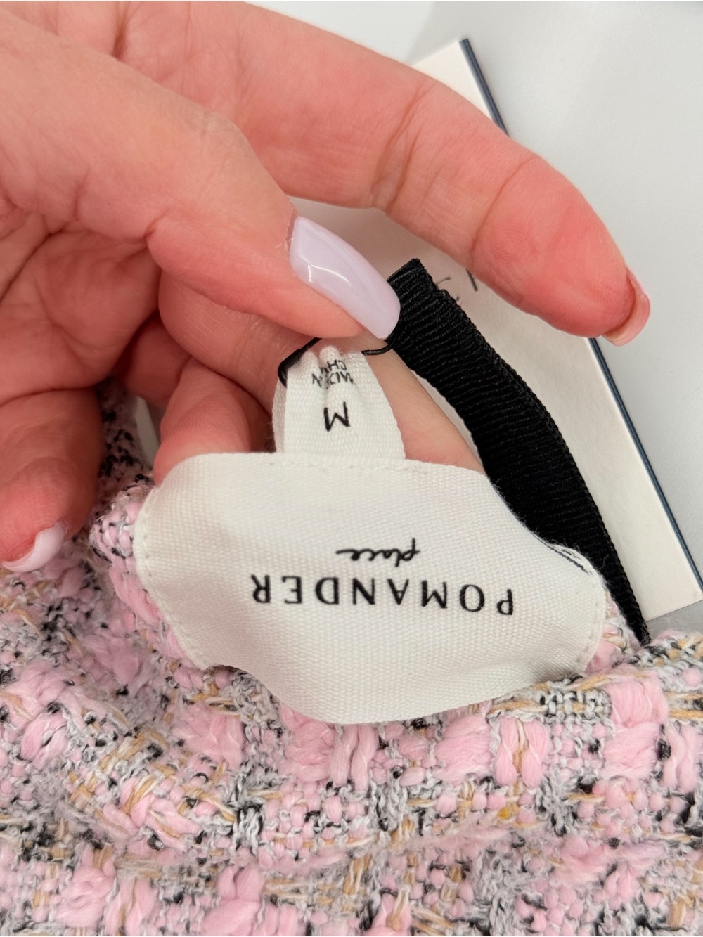 Tuckernuck Pink Tweed Sleeveless Shift Dress - Picture 7 of 9